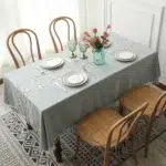 nappe bleue boheme fleurie