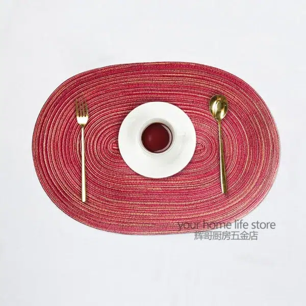 SET A TABLE rouge élégant