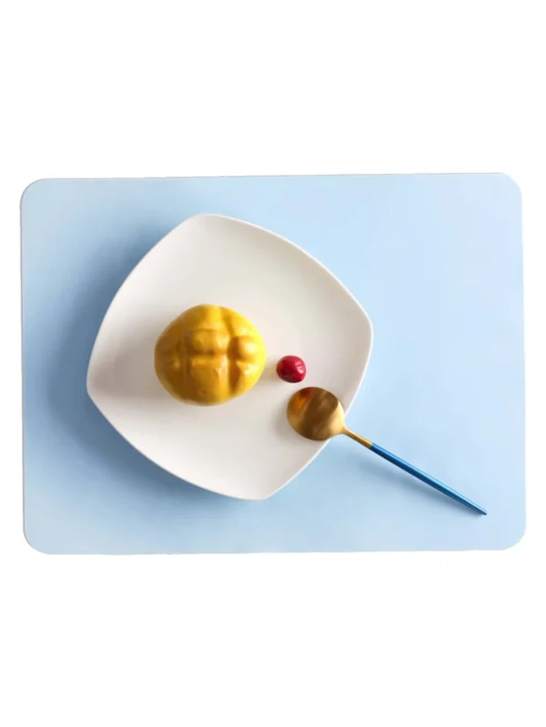 SET A TABLE silicone bleu ciel élégant